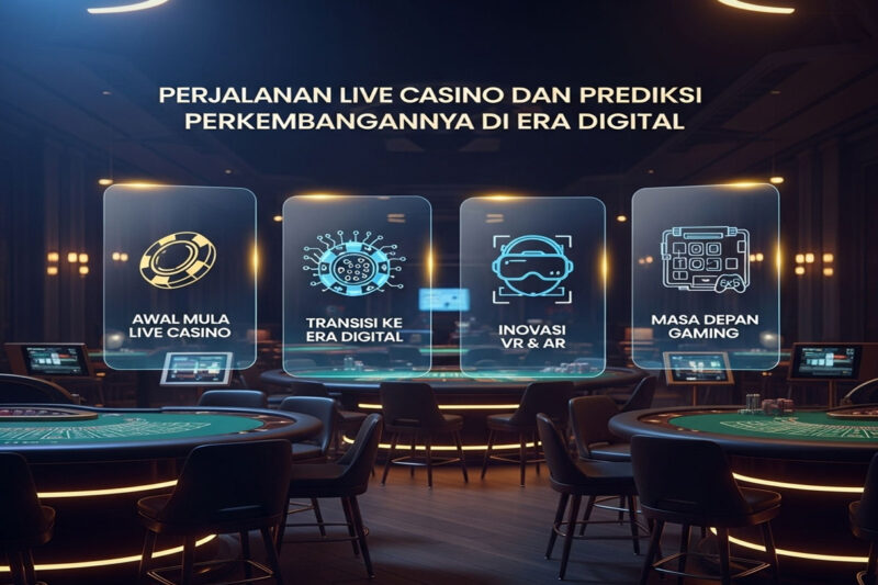 Perjalanan Live Casino dan Perkembangannya di Era Digital